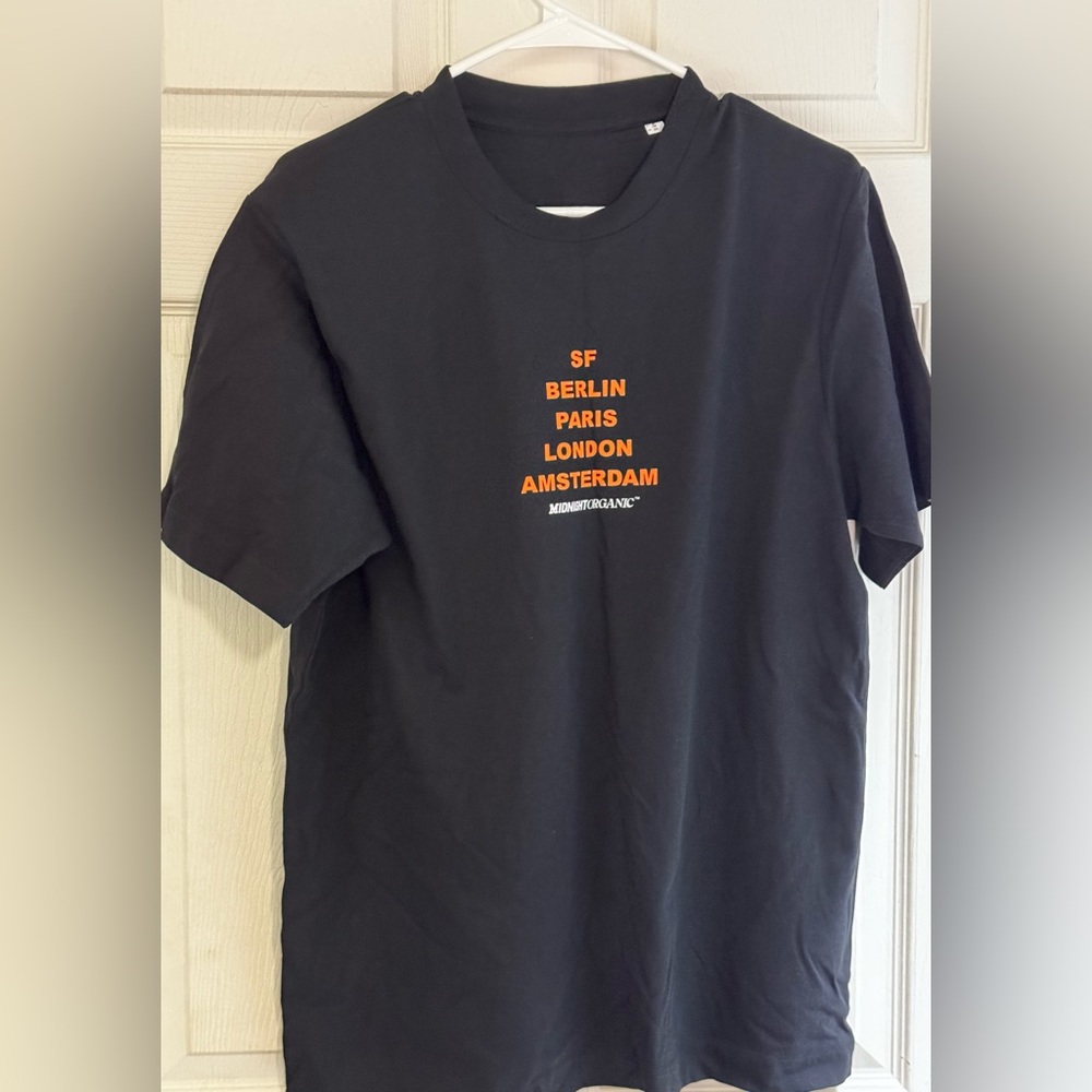 Larry June, midnight organic. European tour merchandise.